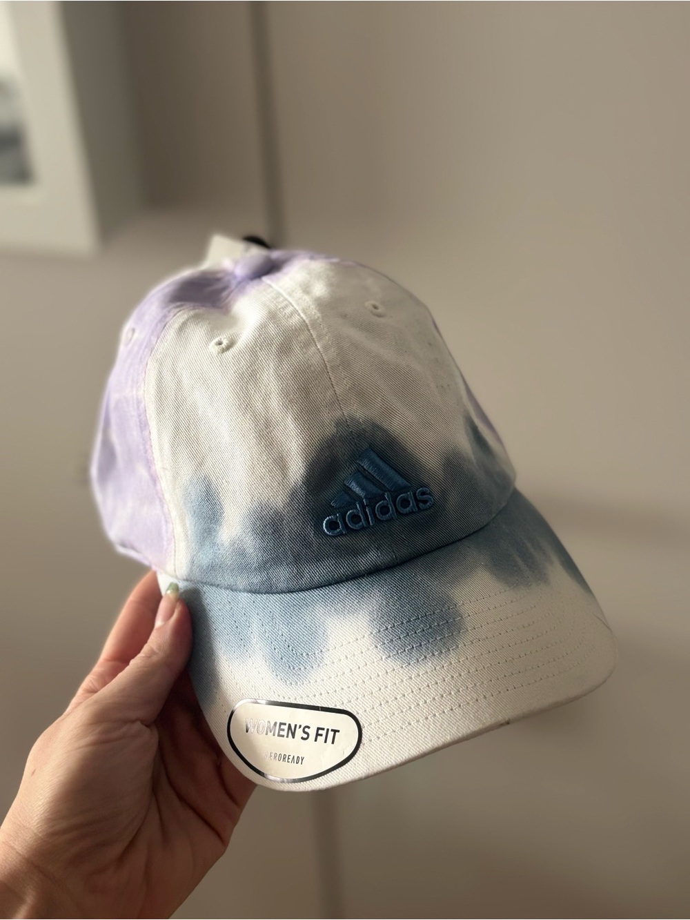 adidas Kids Tie-Dye Cap - Lavender & Light Blue